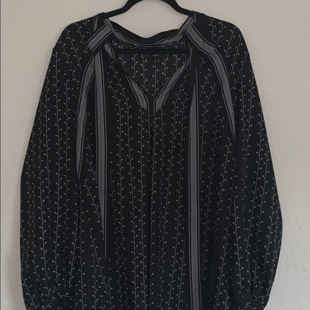 Black and white dress